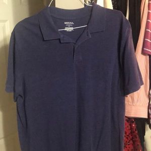 Men’s polo in navy blue